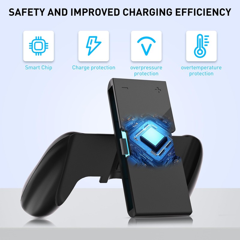 RHOTALL Charging handle for Switch 2 black