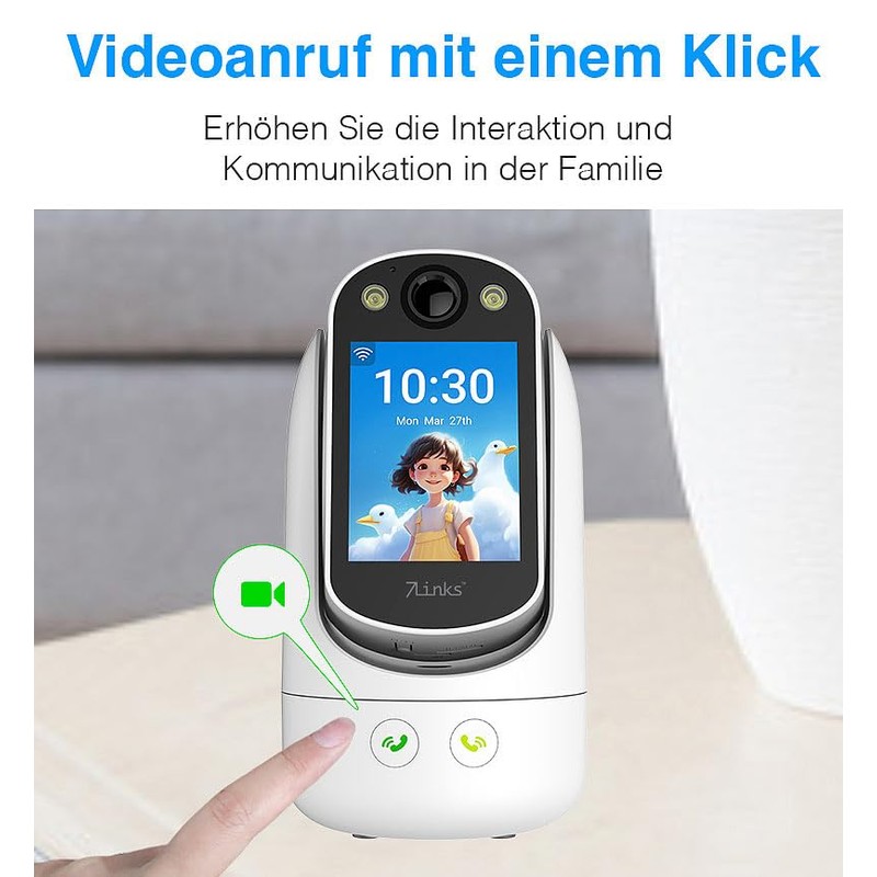 7links WLAN Surveillance Cameras: 2-in-1 WiFi Surveillance Camera & Video