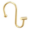 Gracelife Shower Curtain Hooks,Set of 12 Rust Resistant Metal Shower