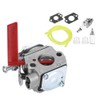 Garden Lawn Mover Trimmer Carburetor Kit for Homelite UT‑33600A 26cc