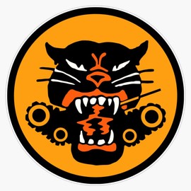 Leyland Designs Tank Destroyer Battalions (United States - Historical) Sticker Outdoor Rated Vinyl Sticker Decal for Windows, Bumpers, Laptops or Crafts 5"