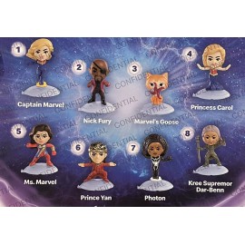 McDonald's McDonald’s Happy Meal Toys 2023*THE MARVELS* Complete Set Of 8 Toys-New-