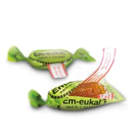 Generic Soothing Eucalyptus Symphony: Dr. Soldan's Em-Eukal Lozenges (50g) - Cool Relief for Cough & Throat, Naturally!, Green