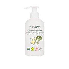 Eco by Naty Baby Body Wash – Cleansing, Hypoallergenic Shower Gel, Plant Based Body Wash made with Aloe Vera and Nourishing Oil (200 ml Bottle)