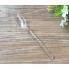 Clear Plastic Spoons 100 Pieces 7.1 Inch Reusable Plastic Spoons