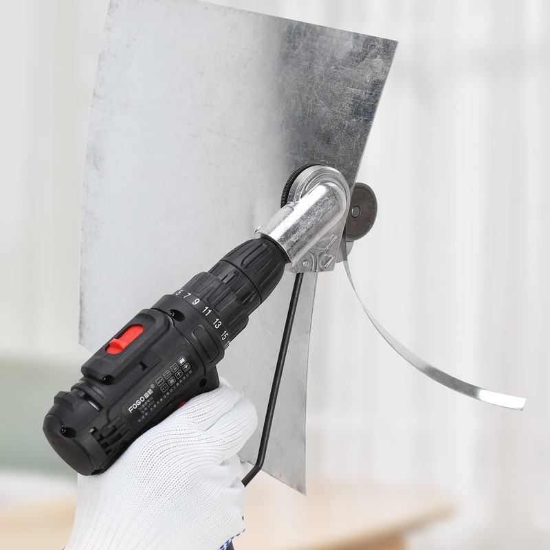 Upgraded Electric Drill Plate Cutter, New Metal Nibbler Drill Cutter