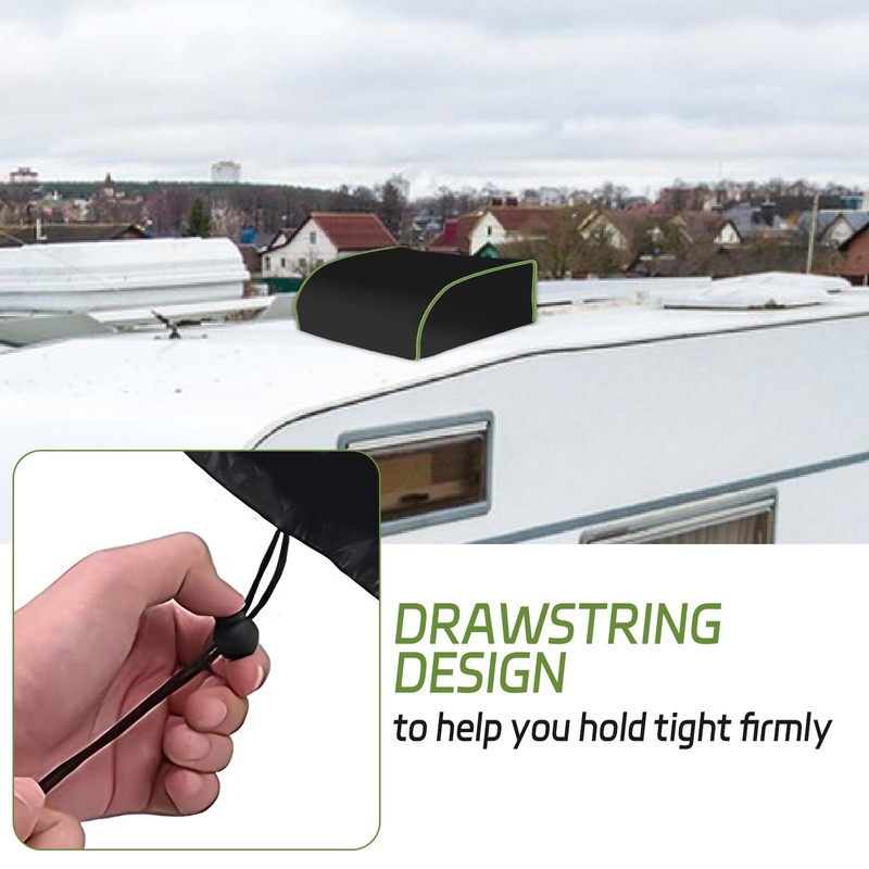 RV Air Conditioner Cover 600D Waterproof Outdoor RV Travel Trailer