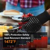 Flintronic Barbecue Gloves, Heat Resistant with 800°C, Fireproof Gloves, Baking