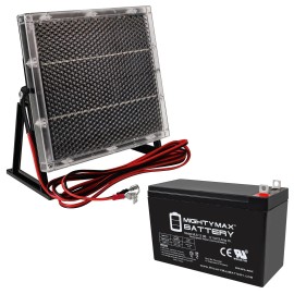 Mighty Max 12V 9AH NB SLA Replaces Firman P03608 Generator + 12V Solar Panel