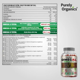 Omegal Vegan 3 6 9 5 Super Aceites Vegetales + Astaxantina Sabor Sin sabor