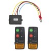 2pcs Wireless Winch Remote Control Kit 12V Recovery Switch Universal