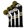 Daisy Pattern Golf Head Covers, Set of 4, Fit Driver