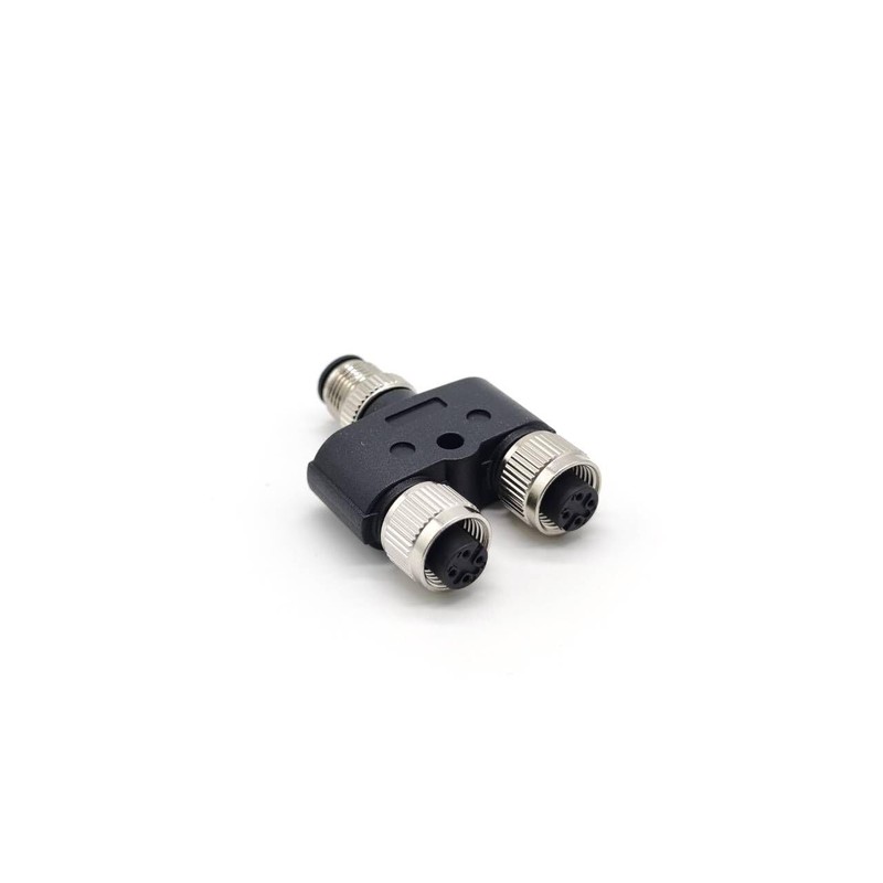 Elecbee M12 Y Connector 4 Pin Male to Female A