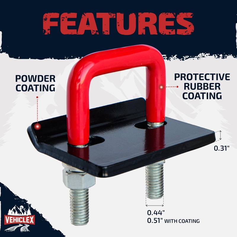 Vehiclex 2 Hitch Stabilizers for 1.25" to 2" Hitches –