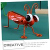 CAXUSD Decorative Figurine Vivid Iron Art Ornament for Outdoor Garden