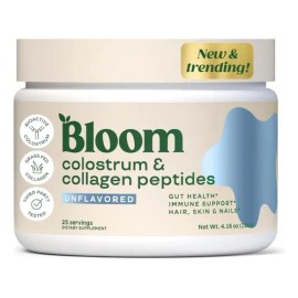 Colágeno en Polvo Bloom Sin Sabor 118g Libre de Gluten Orgánico                                                                                       