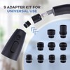 WOWOW Kitchen Faucet Head Replacement Matte Black，3 Function Pull Out