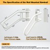Right Side Wall Mounted handrail, Garge Door Stair Railing for