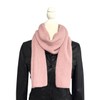 Humble Hilo Basic Knitted Soft Scarf(Fine Knitted, Soft Pink)
