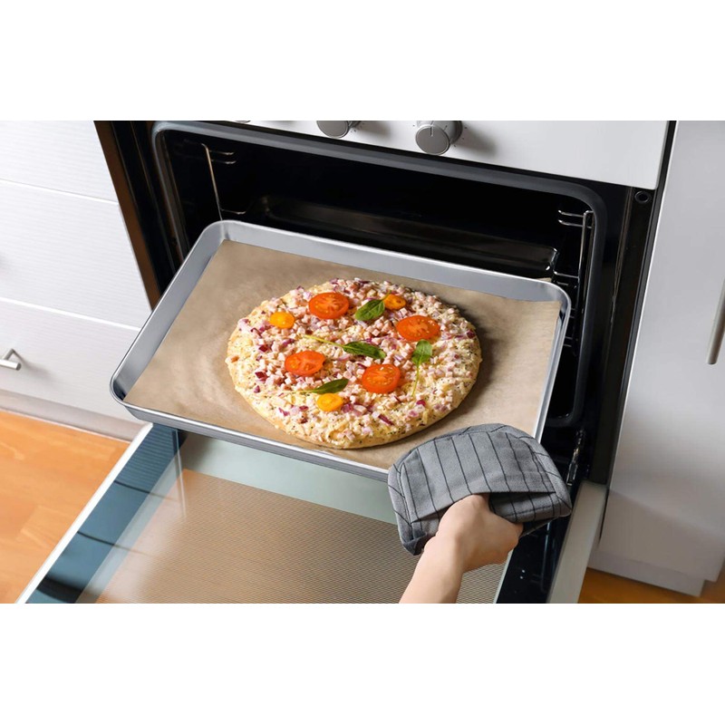 TeamFar Baking Sheet Set of 2, Baking Pans Tray Cookie