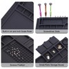 Premium Heat Resistant 932°F Magnetic Silicone Soldering Mat Electronics Work