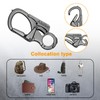 Ahiller Carabiner Keychain Keyring Clip, Cool Double Lock Design -