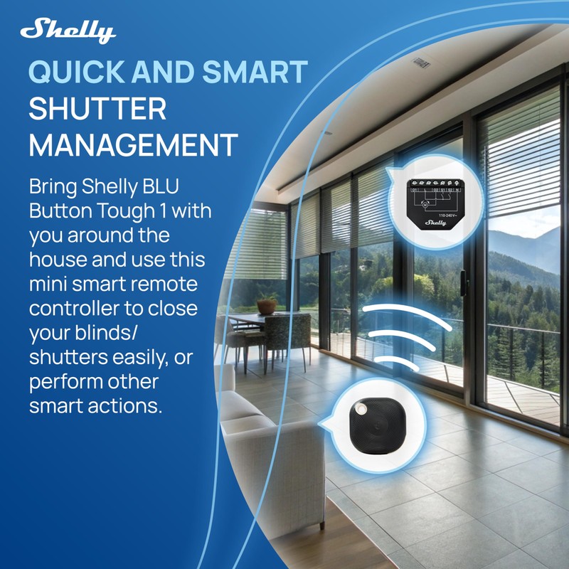 Shelly Shutter & Shelly BLU Button Tough1 (Bundle) - WLAN