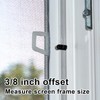 25pcs 3/8in Nylon Window Screen Clips with Screws, Durable Secure
