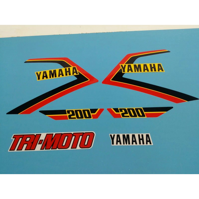 YAMAHA YTM200 TRI-MOTO 1983 DECAL DECAL GRAPHIC SET(#*Y55)