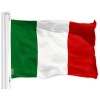 G128 Combo Pack: American USA Flag 3x5 Ft & Italy