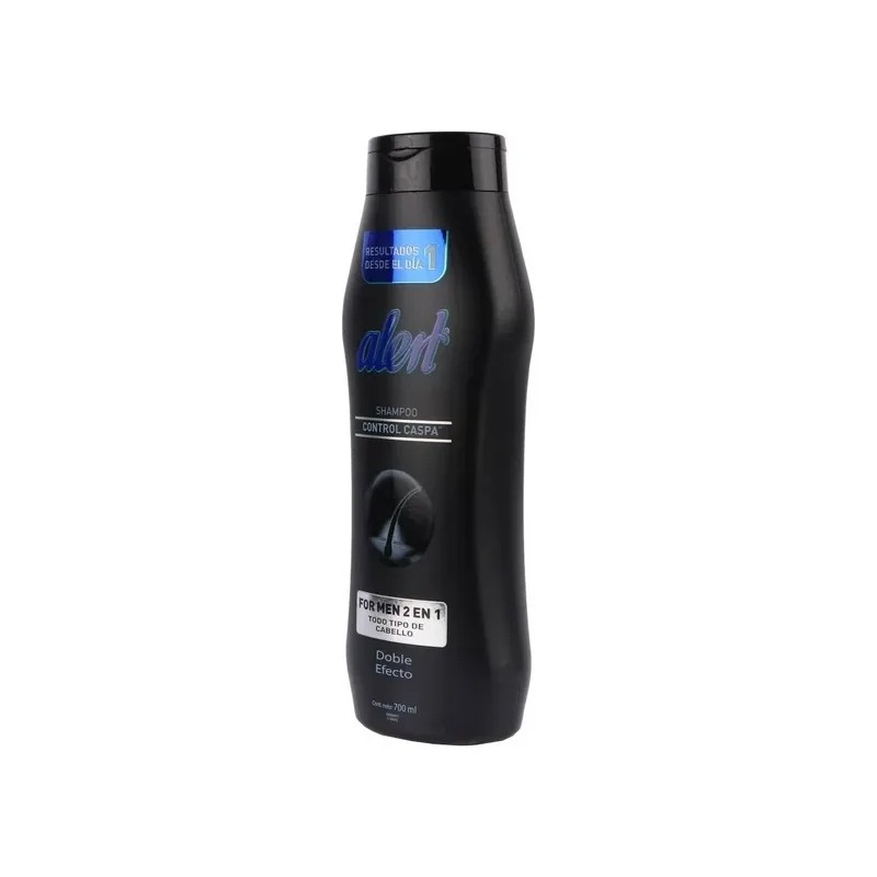 Shampoo Alert Control Caspa Para Hombre 2 En 1 700ml