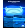 Aclorol COB LED Strip Light 110V 16.4ft/5M Blue LED Strip