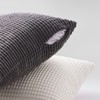 Topfinel 45 45 Gray 4 Pcs Set Corduroy Gradient Cushion