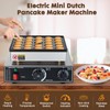 YODHOSA Commercial Mini Dutch Pancake Maker,25PCS Dorayaki Maker,Non-stick Dutch Poffertjes