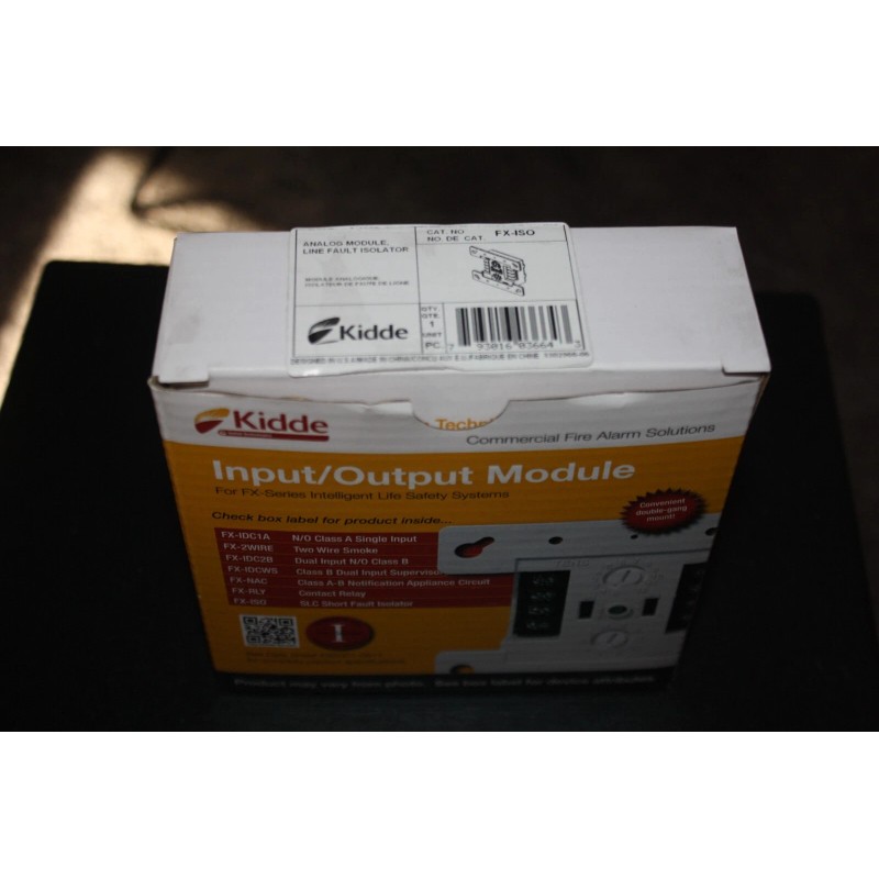 KIDDE FX-ISO INPUT/OUTPUT MODULE BRAND NEW IN BOX LINE FAULT