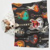 Guitar Pattern Blanket for Dog Cat Kitten, Music Theme Soft