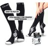 Physix Gear Calcetines de compresión para hombres y mujeres de