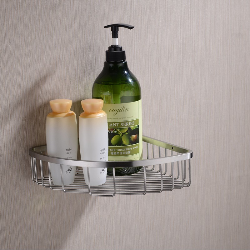 orhemus 304 Stainless Steel Shower Caddy Corner Basket Shelf Bathroom