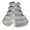 Ciathelife Stainless Steel Tableware Plates, Bowls, Cutlery, Dinnerware Set, Plates,