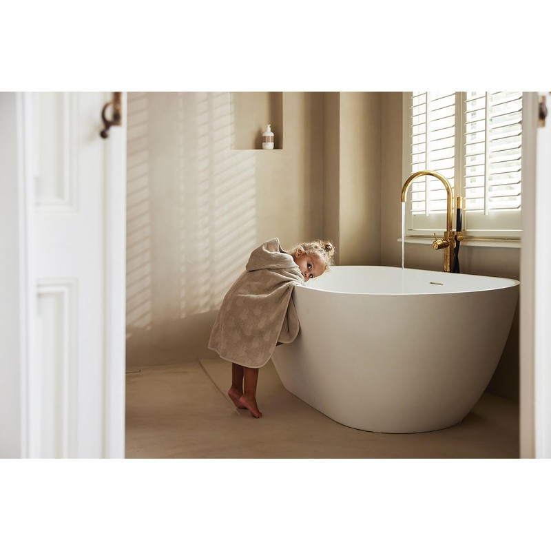 Jollein 533-550-67088 Bath Poncho/Beach Poncho - Miffy Terry Cloth Nougat