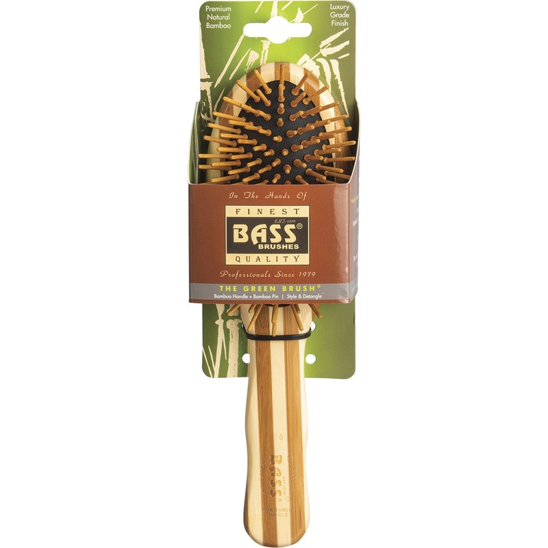 Bass Brushes Bamboo Hairbrush, Professional Style 1 Brush