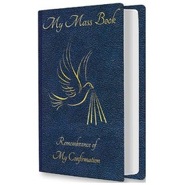 Remembrance Of My Confirmation Unisex Blue Missal Mass Book with Prayer Card/Book Mark Suitable for a Boy or Girl
