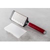 KitchenAid Core Medium Etched Grater, Empire Red, 11.6 inch, Rust-Resistant