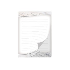 Writing Paper Stylish Elegant Marble Motif Grey Letter Pad for Girls Children and Adults Gift (A4 Pad with 25 Sheets)