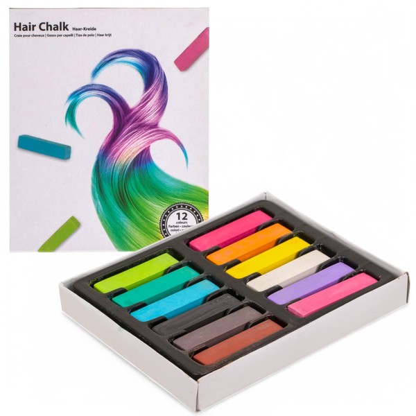 MIJOMA Hair Chalk Set - Temporary Hair Chalk for Children