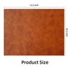 5 Pcs/Package Leather Patches for Hats Laser Engraving Iron-on with