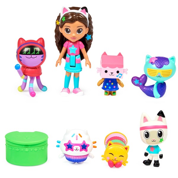 Gabby’s Dollhouse, Dance Party Theme Figure Set with a Gabby