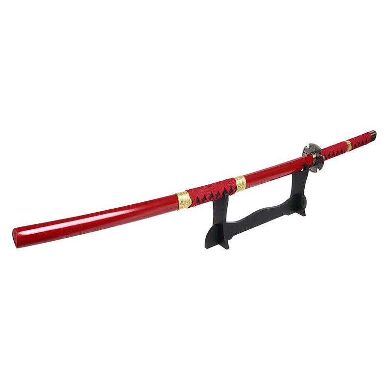 CoolChange Wooden Sword Stand for Katana, Decorative Sword Holder for