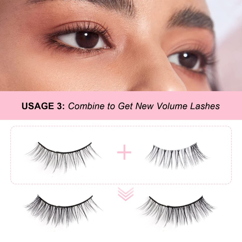 Glowing Win Half Eyelashes 10 Pairs Artificial Natural False Fake