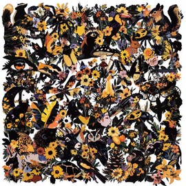 50 Pcs Vintage Boho Nature Stickers – Aesthetic Clear Black Wild Animal, Floral, Botanical Decals for Scrapbooking, Journals, Resin Projects